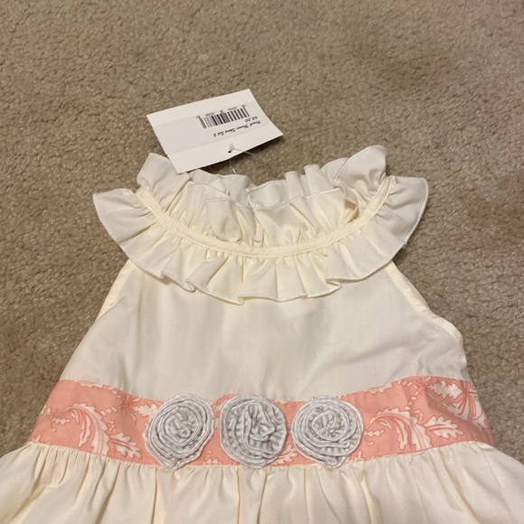 NWT Millie Jay Peach Flower Outfit 5/5T - Picture 2 of 6
